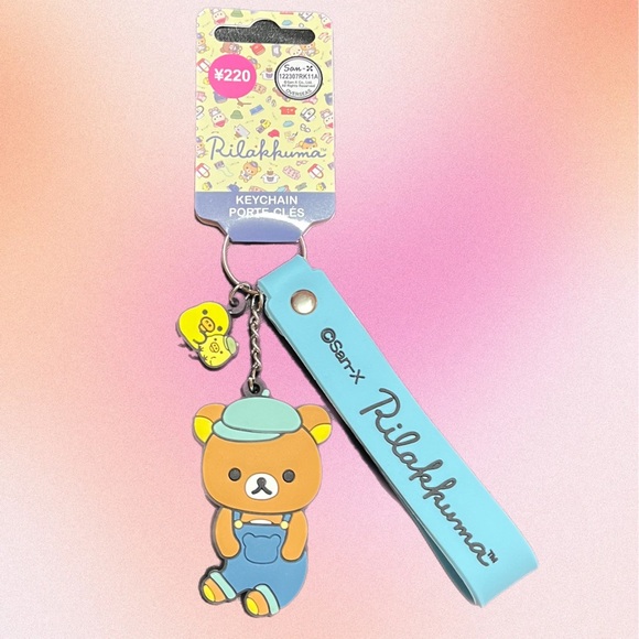 Sanrio Accessories - Rilakkuma Overalls Keychain
